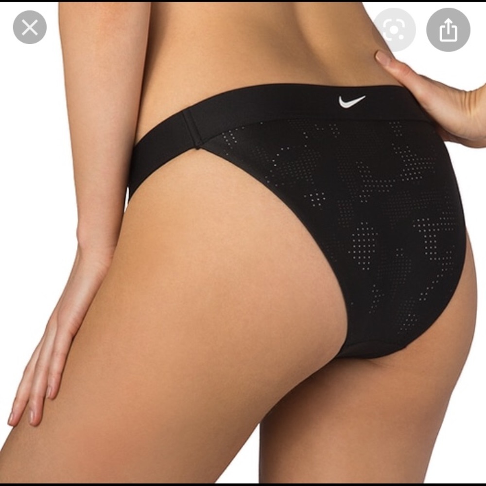 Nike Optic Camo bikini bottom black swim suit surf beach swimming